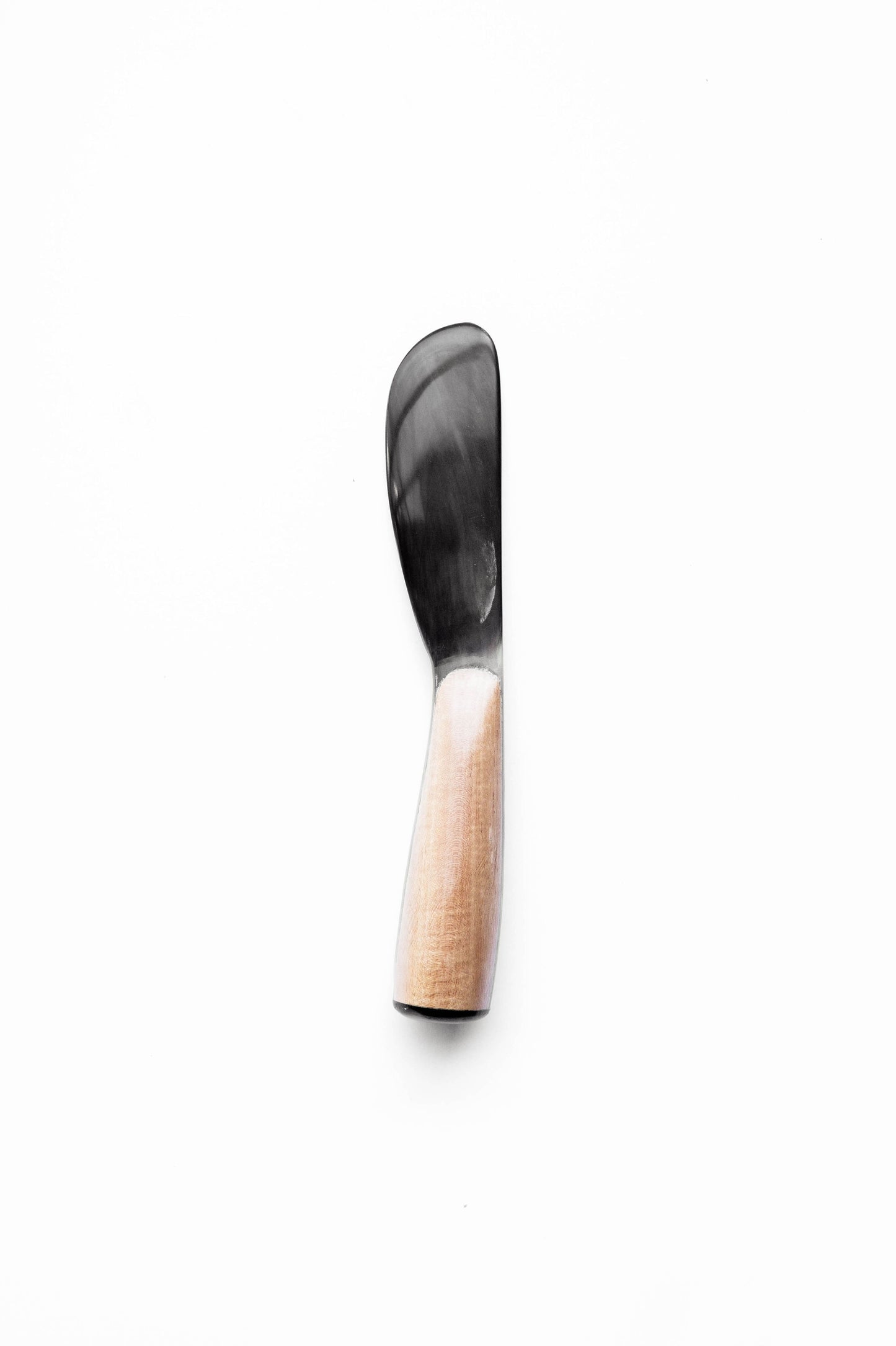 Wood and Horn Cheese Knife