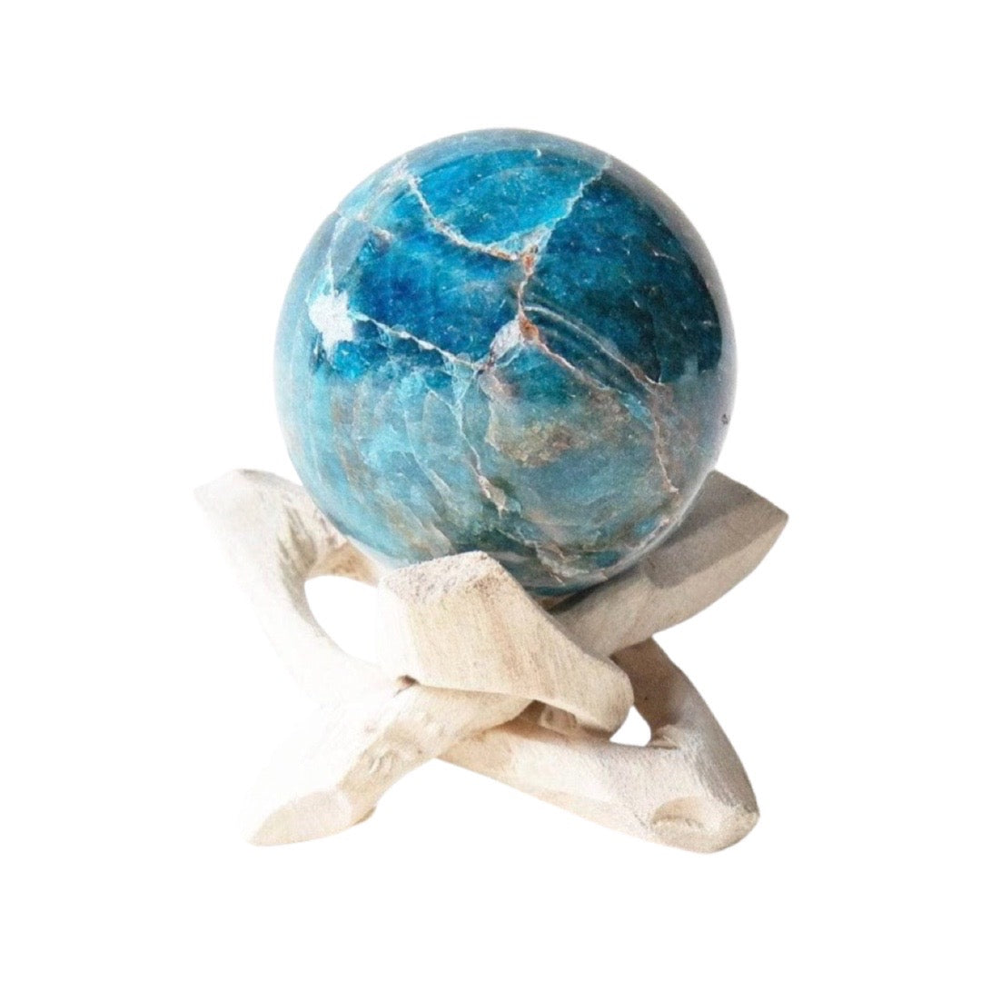 Apatite Sphere with Tripod