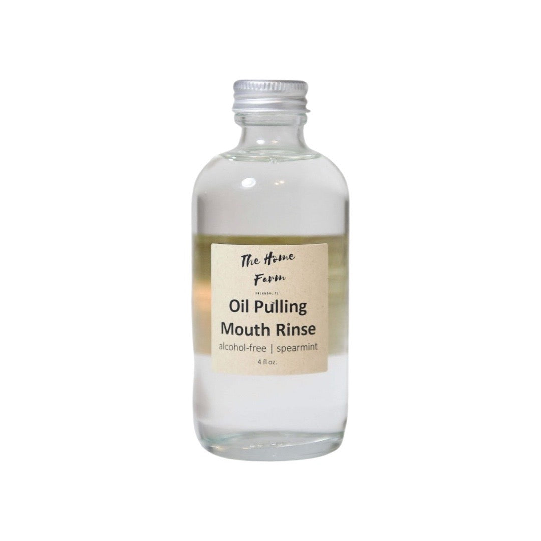 Spearmint Oil Pulling Mouthrinse