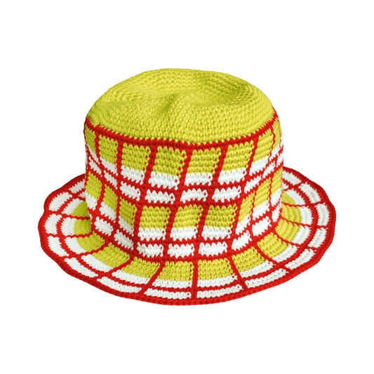 Margarita Plaid Crochet Hat