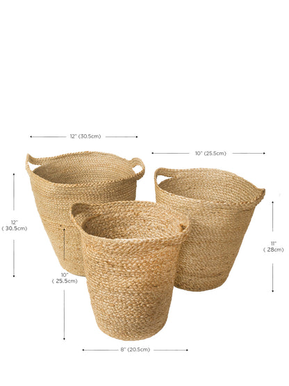 Kata Basket with Slit Handles - Three Sizes