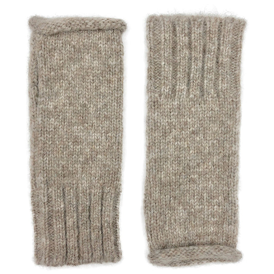 Beige Essential Knit Alpaca Gloves