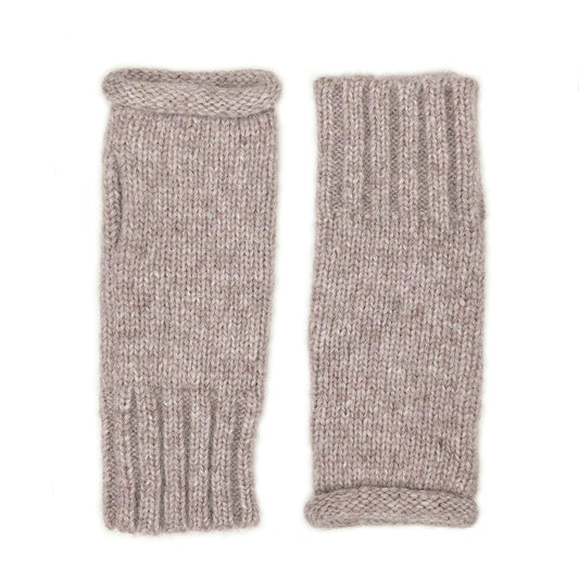Essential Knit Alpaca Gloves in "Blush"