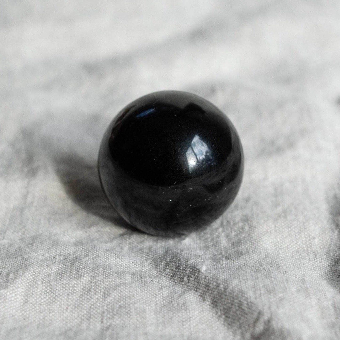 Black Obsidian Sphere with Tripod