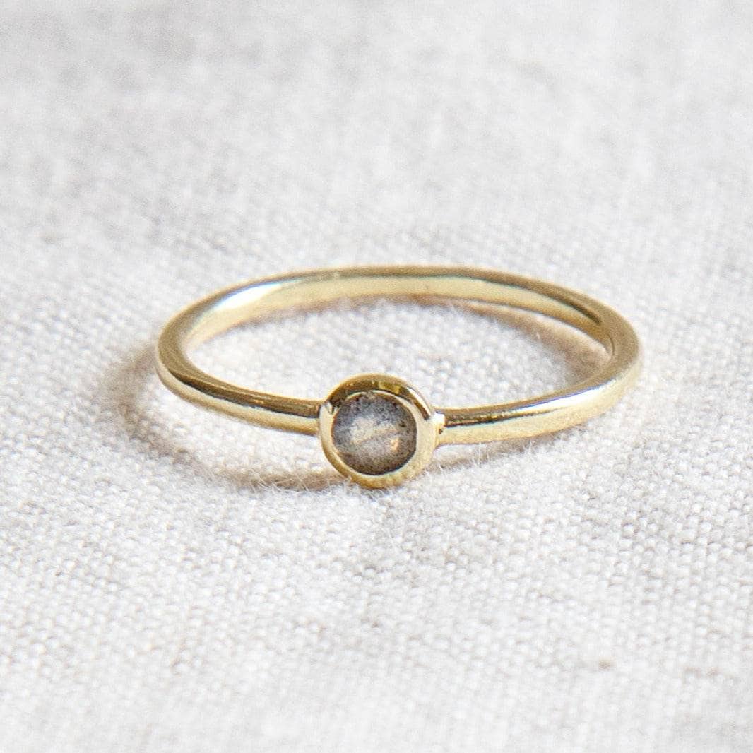 Labradorite Silver or Gold Ring