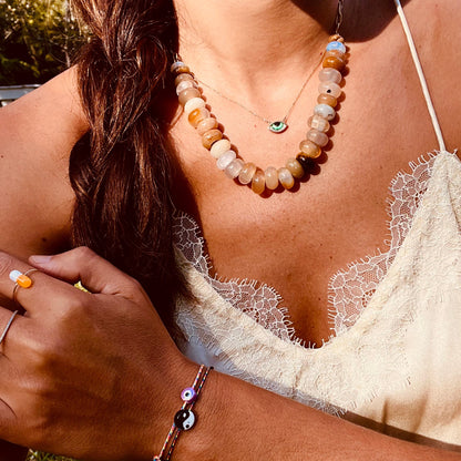 Elke Gemstone Chain Necklace