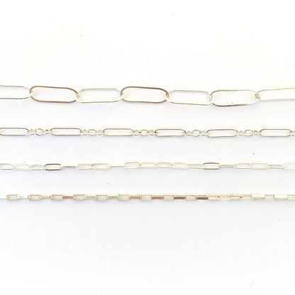 Long link / Short Link Paperclip Layering Chain