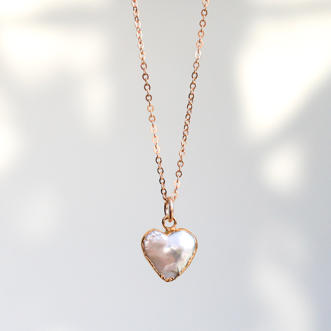 Freshwater Pearl "Heart" Necklace