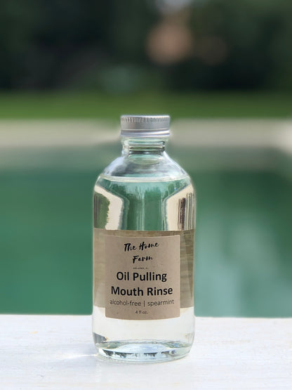 Spearmint Oil Pulling Mouthrinse